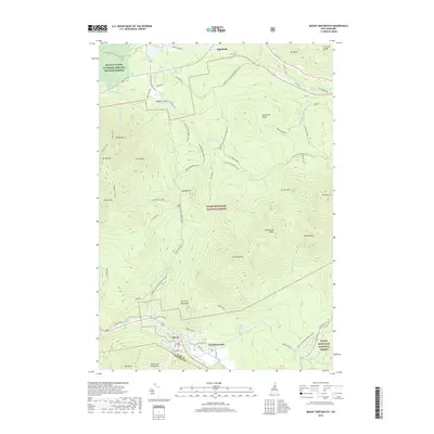 2018 Map of Mount Dartmouth, 2018 Print