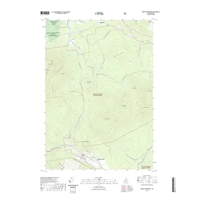 2021 Map of Mount Dartmouth, 2021 Print