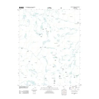 2012 Map of Mount Darwin, 2012 Print