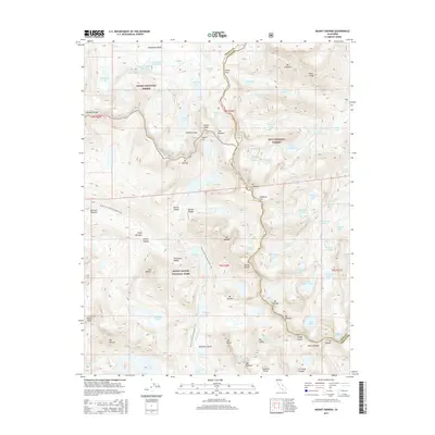 2015 Map of Mount Darwin, 2015 Print
