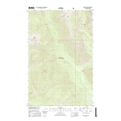 2017 Map of Mount David, 2017 Print