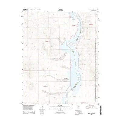 2014 Map of Mount Davis, 2014 Print