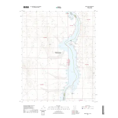 2018 Map of Mount Davis, 2018 Print