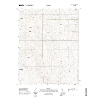 2018 Map of Mount Day, 2018 Print