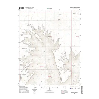 2014 Map of Mount Dellenbaugh, 2014 Print