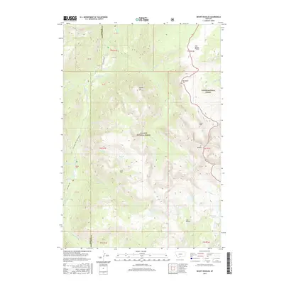 2017 Map of Mount Douglas, 2017 Print