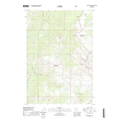 2020 Map of Mount Douglas, 2020 Print