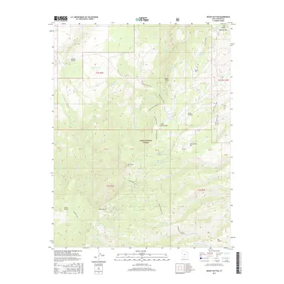 2017 Map of Mount Dutton, 2017 Print