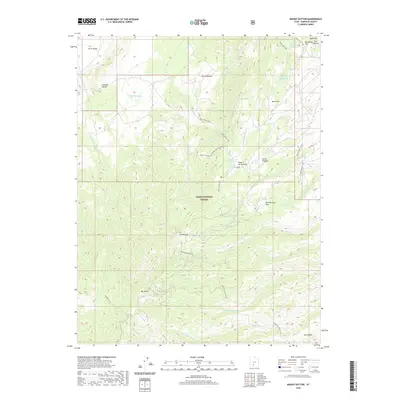 2020 Map of Mount Dutton, 2020 Print