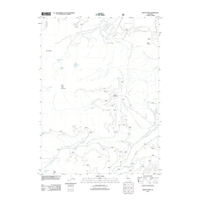 2012 Map of Mount Eddy, 2012 Print