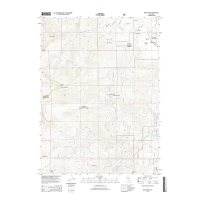 2015 Map of Mount Eddy, 2015 Print