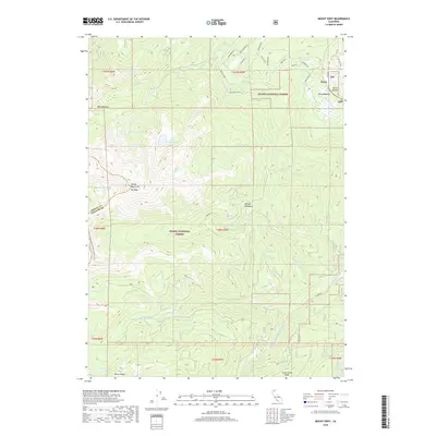 2018 Map of Mount Eddy, 2018 Print