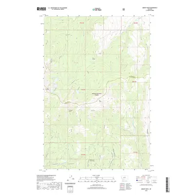 2020 Map of Mount Edith, 2020 Print