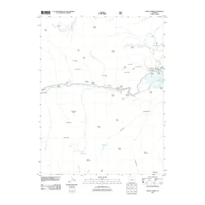 2011 Map of Mount Elbert, 2011 Print