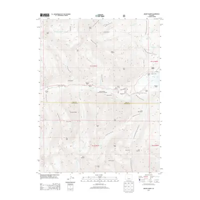 2013 Map of Mount Elbert, 2013 Print