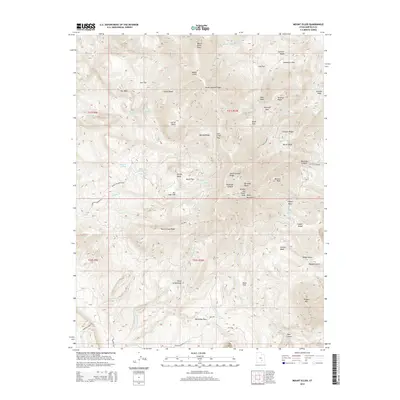 2014 Map of Mount Ellen, 2014 Print
