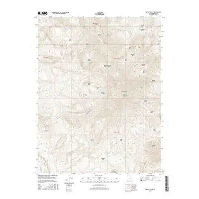 2017 Map of Mount Ellen, 2017 Print
