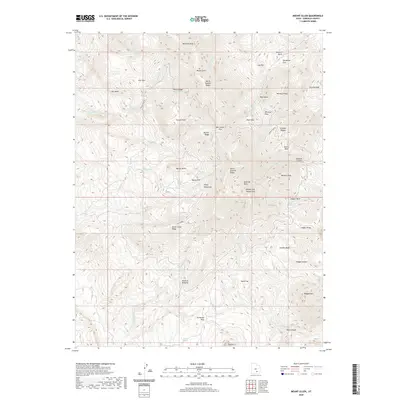 2020 Map of Mount Ellen, 2020 Print