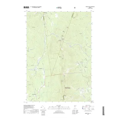 2018 Map of Mount Ellen, 2018 Print