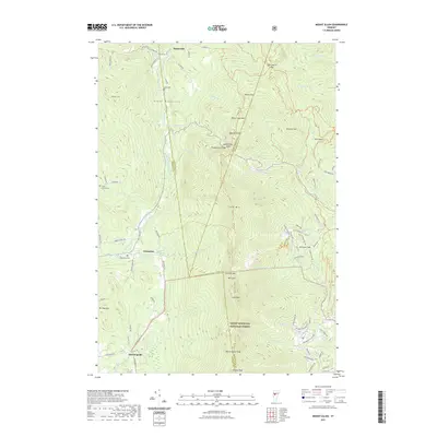 2021 Map of Mount Ellen, 2021 Print