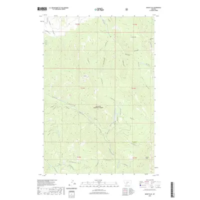 2020 Map of Mount Ellis, 2020 Print