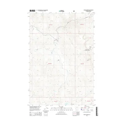 2014 Map of Mount Emerine, 2014 Print
