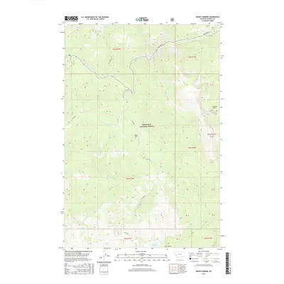 2017 Map of Mount Emerine, 2017 Print