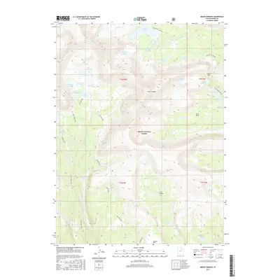 2017 Map of Mount Emmons, 2017 Print
