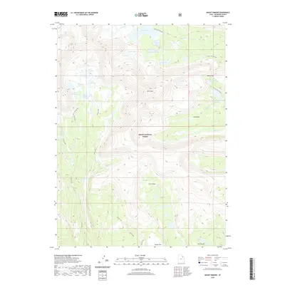 2020 Map of Mount Emmons, 2020 Print