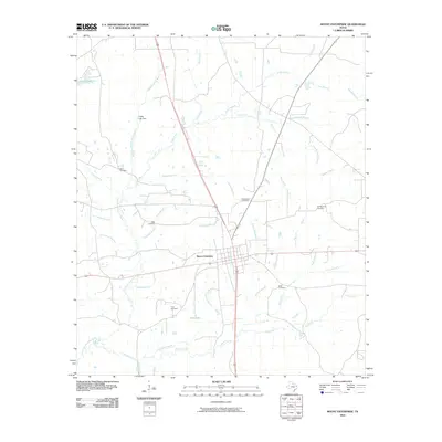 2010 Map of Mount Enterprise, 2010 Print