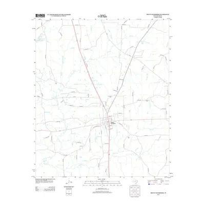 2013 Map of Mount Enterprise, 2013 Print