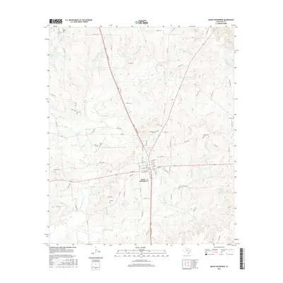2016 Map of Mount Enterprise, 2016 Print
