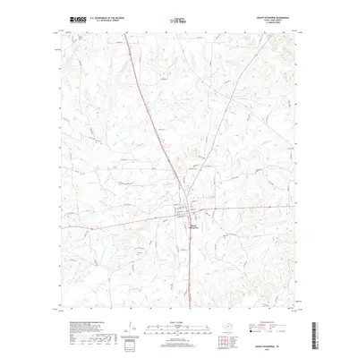 2019 Map of Mount Enterprise, 2019 Print