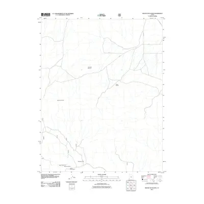 2011 Map of Mount Escalante, 2011 Print
