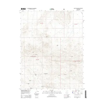 2014 Map of Mount Escalante, 2014 Print