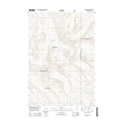 2014 Map of Mount Evans, 2014 Print