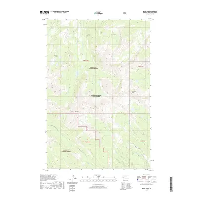 2020 Map of Mount Evans, 2020 Print