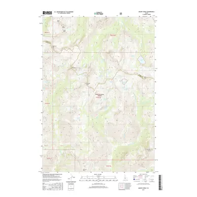 2017 Map of Mount Everly, 2017 Print