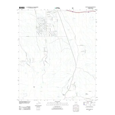 2012 Map of Mount Fagan, 2012 Print