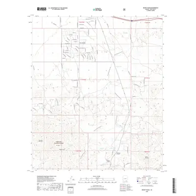 2018 Map of Mount Fagan, 2018 Print
