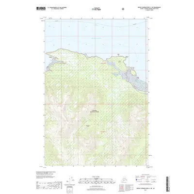 2017 Map of Mount Fairweather A-1 NE, 2017 Print