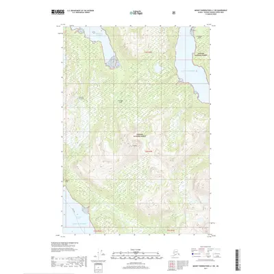 2017 Map of Mount Fairweather A-1 SW, 2017 Print