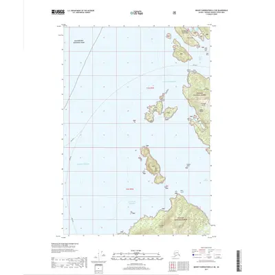 2017 Map of Mount Fairweather A-2 NE, 2017 Print