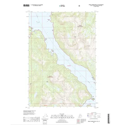 2017 Map of Mount Fairweather A-2 SE, 2017 Print