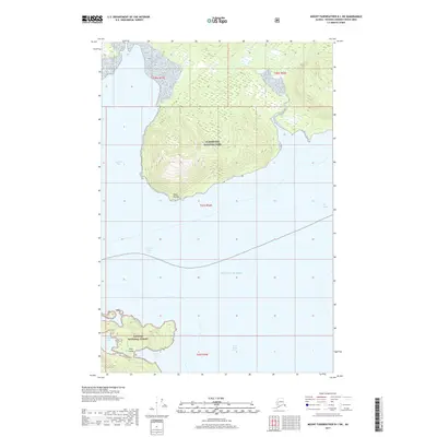 2017 Map of Mount Fairweather B-1 SW, 2017 Print