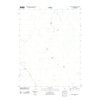 2011 Map of Mount Ferguson, 2011 Print