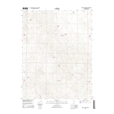 2014 Map of Mount Ferguson, 2014 Print
