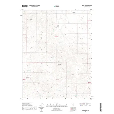 2018 Map of Mount Ferguson, 2018 Print