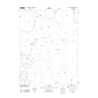 2012 Map of Mount Fillmore, 2012 Print