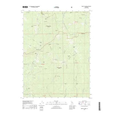 2018 Map of Mount Fillmore, 2018 Print